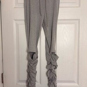 H&M Kids Gray Ruched Joggers